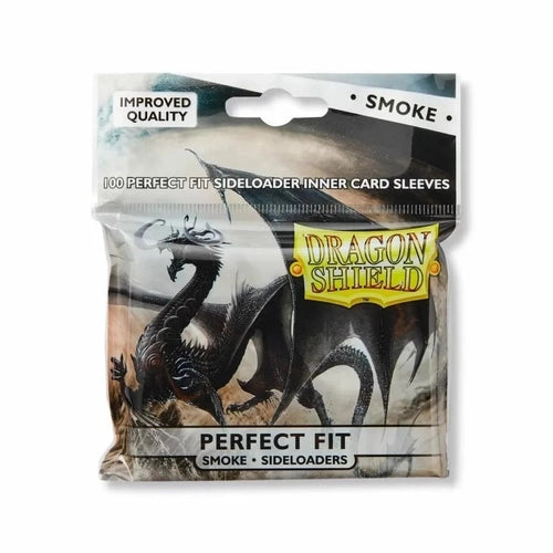 Dragon Shield - Perfect Fit SIDELOADER 100/pack Smoke - PokéBox Australia
