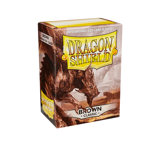 Dragon Shield - Standard Classic Brown Sleeves 100 pack - PokéBox Australia