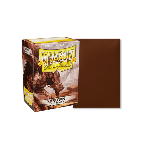 Dragon Shield - Standard Classic Brown Sleeves 100 pack - PokéBox Australia