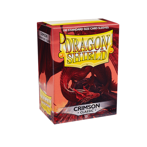 Dragon Shield - Standard Classic Crimson Sleeves 100 pack - PokéBox Australia