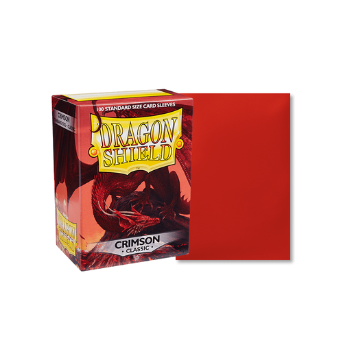 Dragon Shield - Standard Classic Crimson Sleeves 100 pack - PokéBox Australia