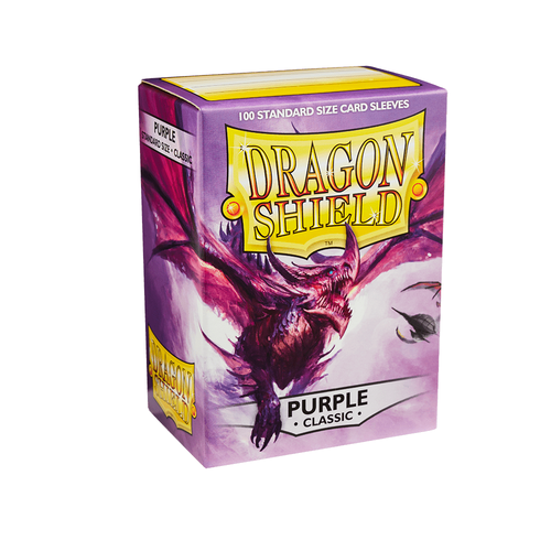 Dragon Shield - Standard Classic Purple Sleeves 100 pack - PokéBox Australia