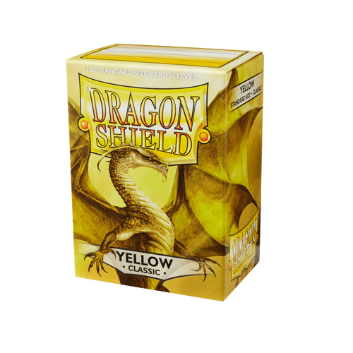Dragon Shield - Standard Classic Yellow Sleeves 100 pack - PokéBox Australia