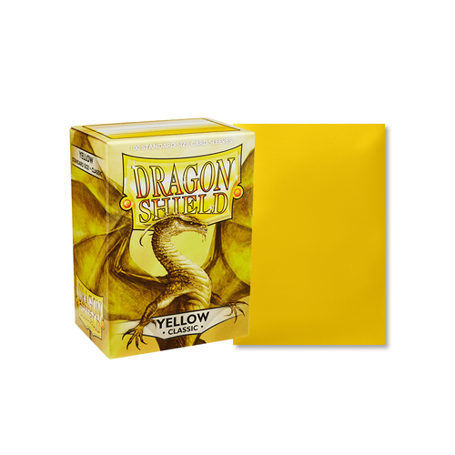 Dragon Shield - Standard Classic Yellow Sleeves 100 pack - PokéBox Australia