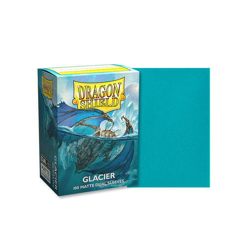 Dragon Shield - Standard Dual Matte Glacier Sleeves 100 pack - PokéBox Australia