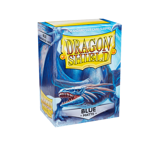 Dragon Shield - Standard Matte Blue Sleeves 100 pack - PokéBox Australia