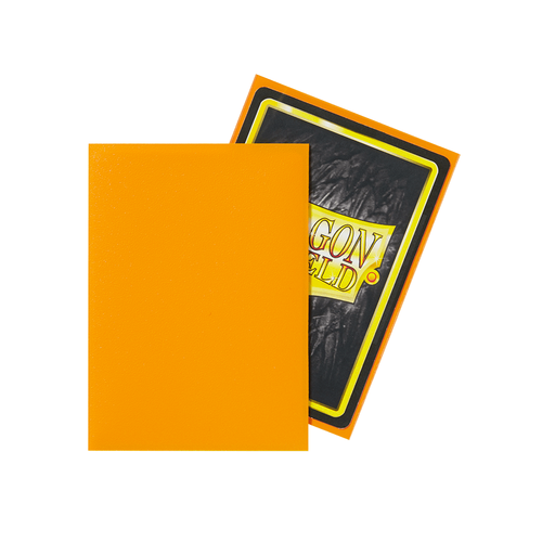 Dragon Shield - Standard Matte Orange Sleeves 100 pack - PokéBox Australia