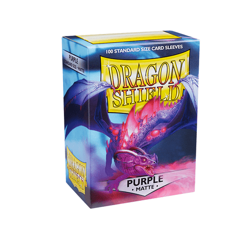Dragon Shield - Standard Matte Purple Sleeves 100 pack - PokéBox Australia