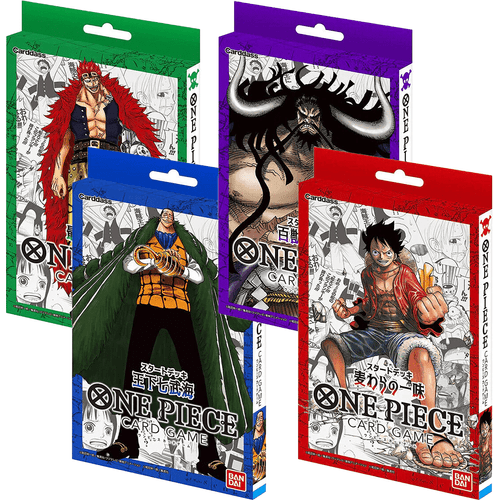 One Piece Card Game - Starter Deck Collection Bundle JAPAN OFFICIAL - PokéBox Australia