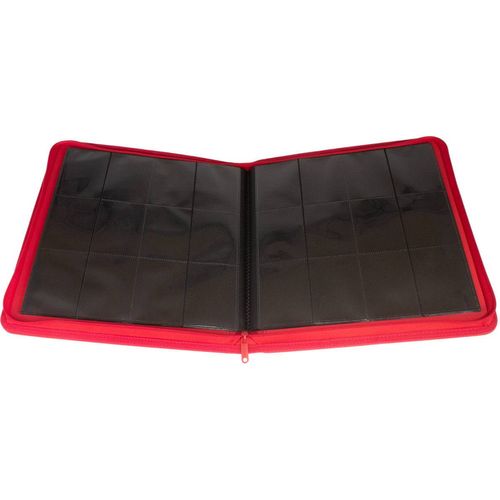 Palms Off Gaming - 12 Pocket Collectors Series Trading Card Binder (Red) - PokéBox Australia