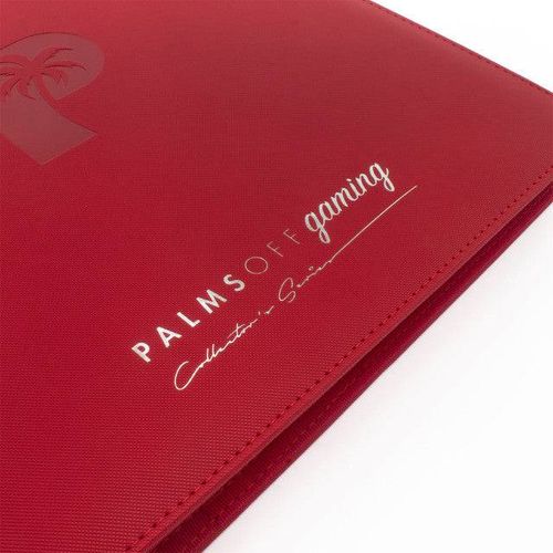 Palms Off Gaming - 12 Pocket Collectors Series Trading Card Binder (Red) - PokéBox Australia