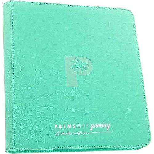 Palms Off Gaming - 12 Pocket Collectors Series Trading Card Binder (Turquoise) - PokéBox Australia