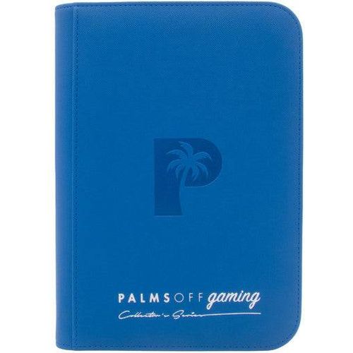 Palms Off Gaming - 4 Pocket Collectors Series Trading Card Binder (Blue) - PokéBox Australia