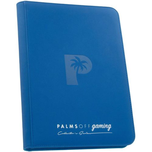 Palms Off Gaming - 9 Pocket Collectors Series Trading Card Binder (Blue) - PokéBox Australia