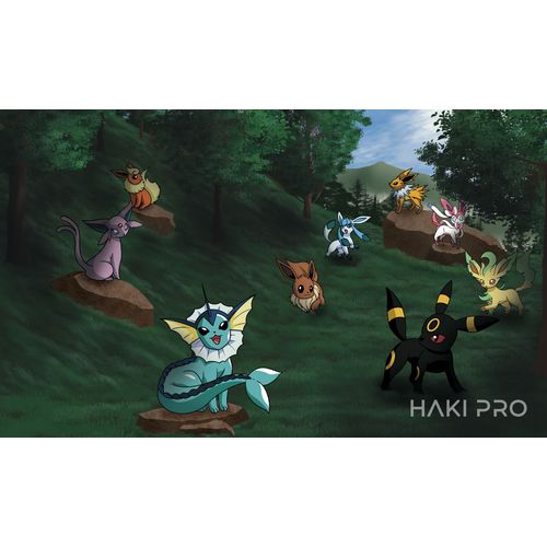 Pokemon - Eeveelutions - Playmat/Mouse Pad - PokéBox Australia