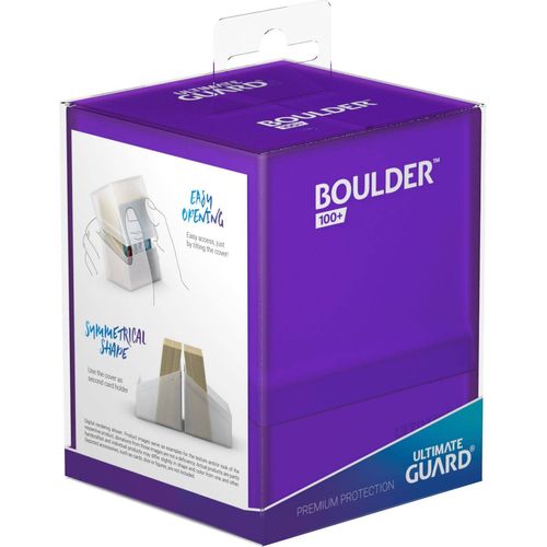 Ultimate Guard Boulder Deck Case 100+ Standard Size Amethyst Deck Box - PokéBox Australia