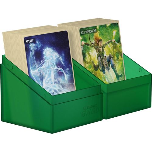Ultimate Guard Boulder Deck Case 100+ Standard Size Emerald Deck Box - PokéBox Australia