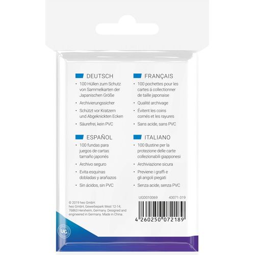 Ultimate Guard Classic Soft Standard Sleeves (100) - PokéBox Australia