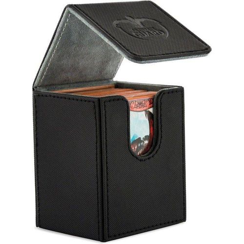 Ultimate Guard Flip Deck Case 100+ Standard Size XenoSkin Black Deck Box - PokéBox Australia