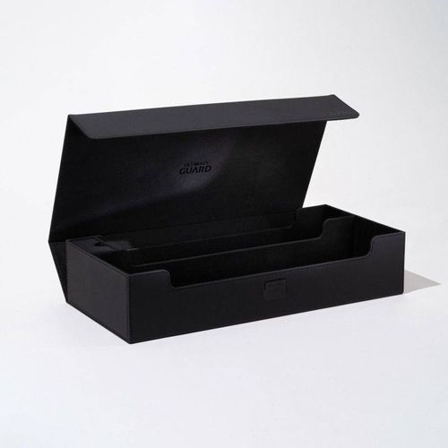 Ultimate Guard Superhive 550+ XenoSkin Monocolor Black Deck Box - PokéBox Australia