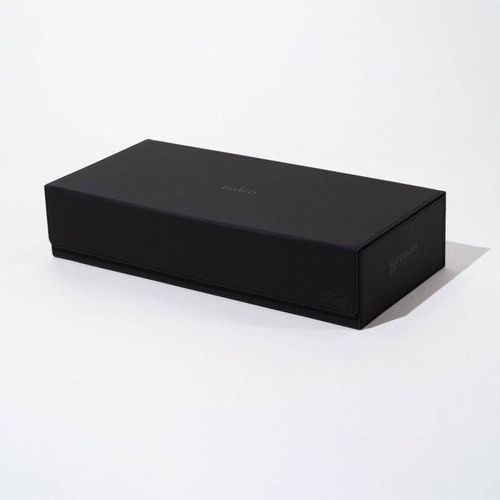 Ultimate Guard Superhive 550+ XenoSkin Monocolor Black Deck Box - PokéBox Australia