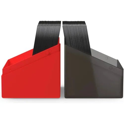 Ultimate Guard Synergy Boulder Deck Case 100+ Black/Red Deck Box - PokéBox Australia