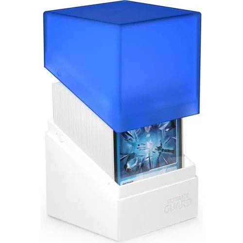 Ultimate Guard Synergy Boulder Deck Case 100+ Blue/White Deck Box - PokéBox Australia