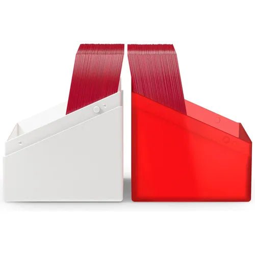 Ultimate Guard Synergy Boulder Deck Case 100+ Red/White Deck Box - PokéBox Australia