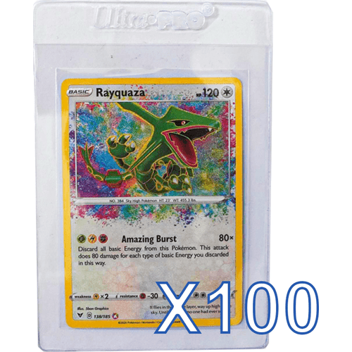 UTLRA PRO CARD SLEEVE - Semi Rigid 1/2" Lip Tall Sleeves x100 - PokéBox Australia