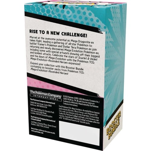 Pokémon TCG: Mega Evolution - Ascended Heroes Booster Bundle - PokéBox Australia
