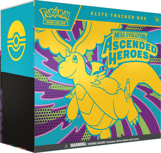 Pokémon TCG: Mega Evolution - Ascended Heroes Elite Trainer Box (ETB)