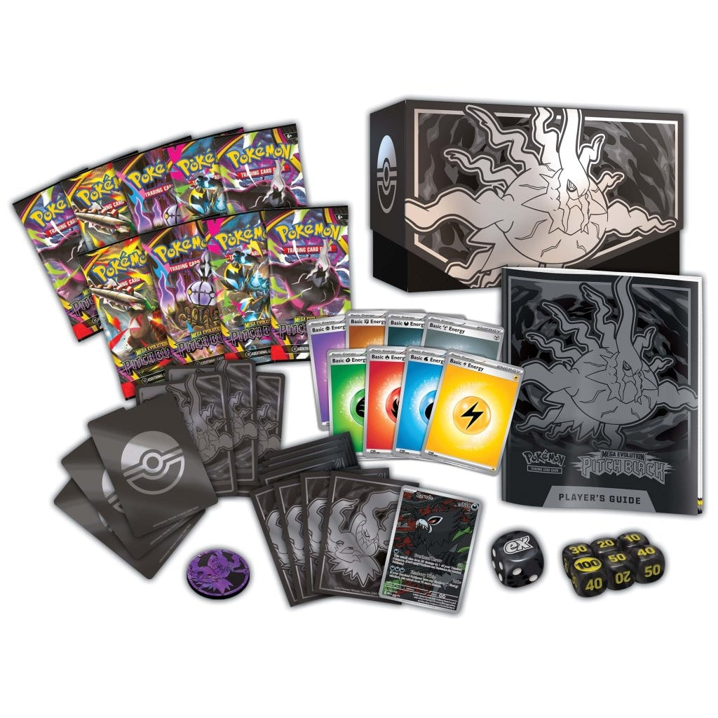 Pokemon TCG: Mega Evolution ME05 - Pitch Black Elite Trainer Box (ETB) - PokéBox Australia