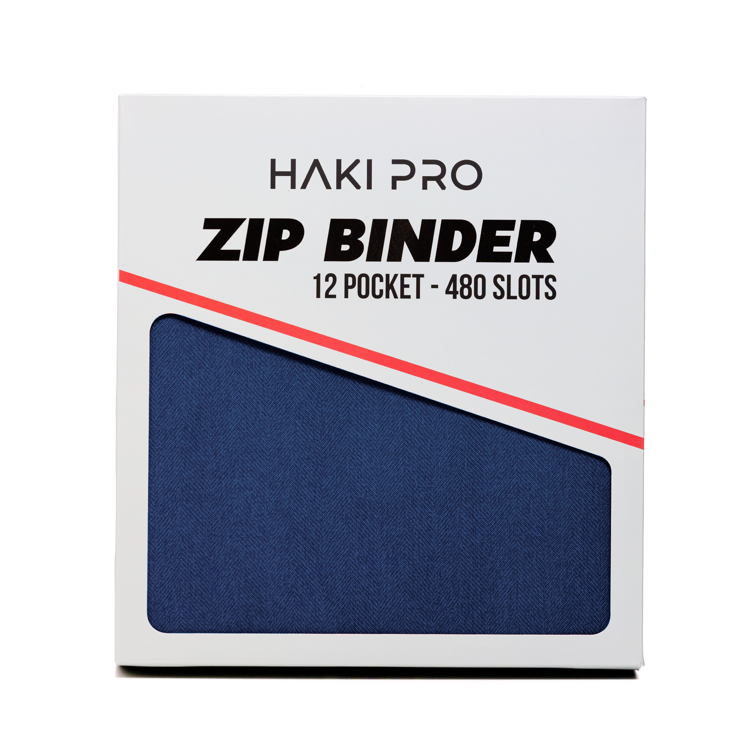 HAKI PRO - Navy Blue 12 Pocket Premium Trading Card Binder