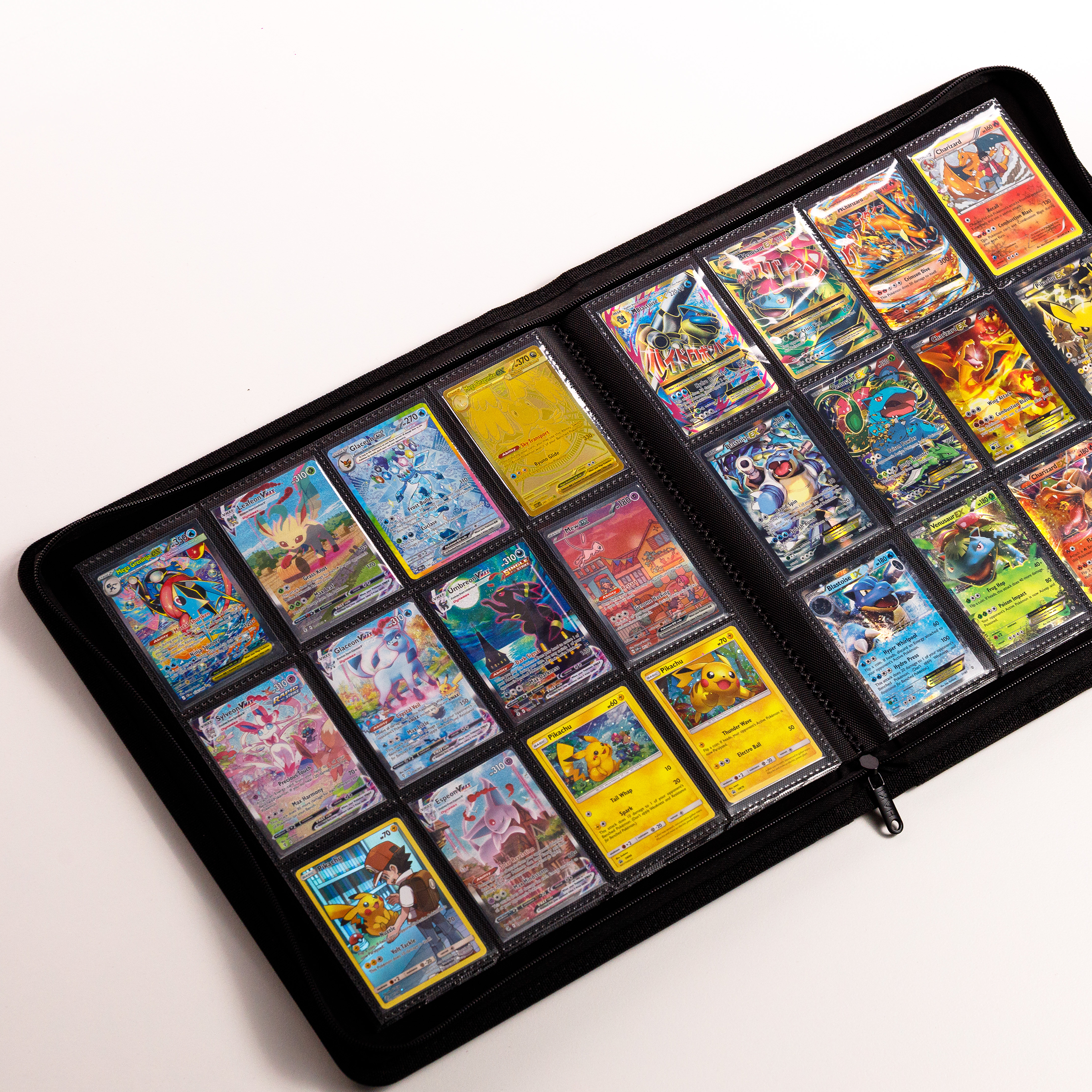 HAKI PRO - Navy Blue 12 Pocket Premium Trading Card Binder