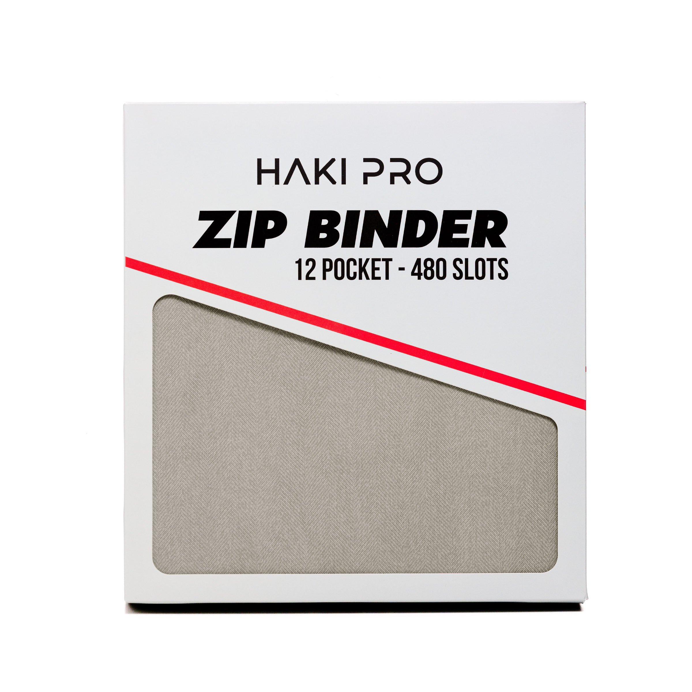 HAKI PRO - Chalk 12 Pocket Premium Trading Card Binder - PokéBox Australia