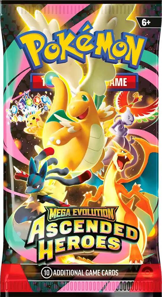 Pokémon TCG: Mega Evolution - Ascended Heroes Booster Pack - PokéBox Australia