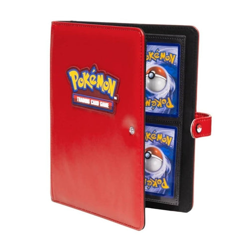 ULTRA PRO Pokémon Premium Red Snap Binder - 4 Pocket - PokéBox Australia