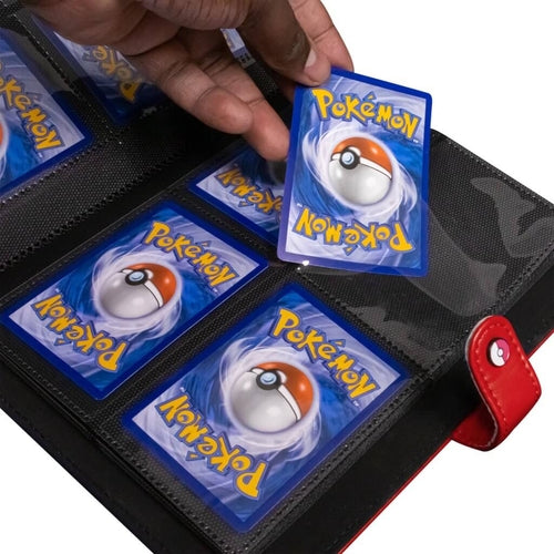 ULTRA PRO Pokémon Premium Red Snap Binder - 4 Pocket - PokéBox Australia