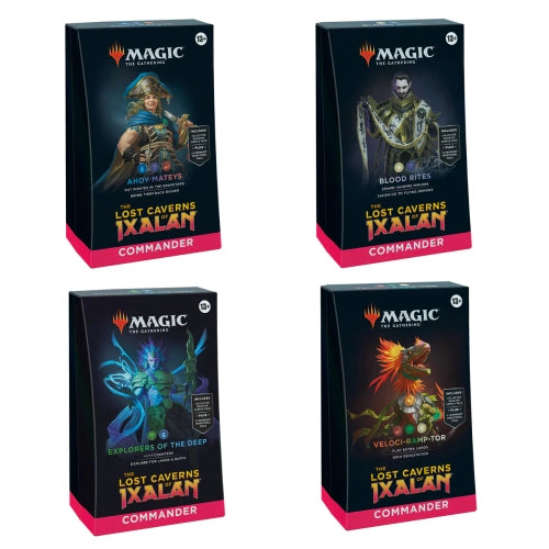 Magic The Gathering | The Lost Caverns of Ixalan - Commander Deck Display - (Set of 4) - PokéBox Australia