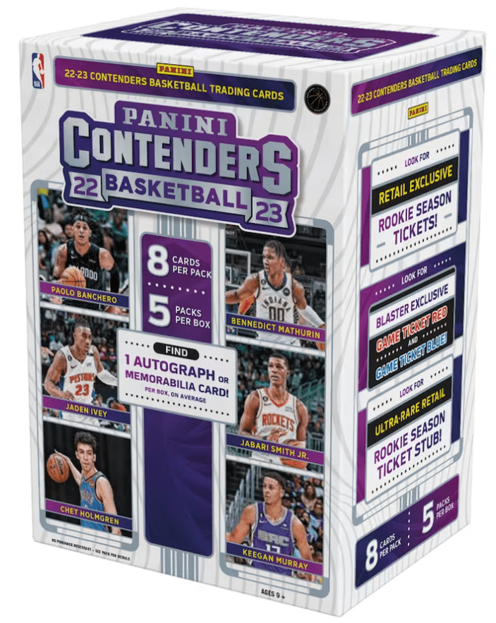 2022 - 23 Panini Contenders Basketball Blaster Box - PokéBox Australia