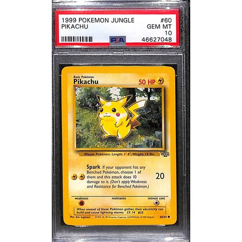 PSA 10 Pikachu 60/64 - 1999 Pokemon Jugle
