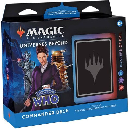 Magic The Gathering | Doctor Who Masters of Evil (Red/Black/Blue) Commander Deck - PokéBox Australia