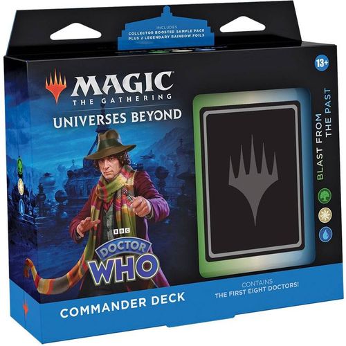 Magic The Gathering | Doctor Who Blast from the Past (Blue/White/Green) Commander Deck - PokéBox Australia