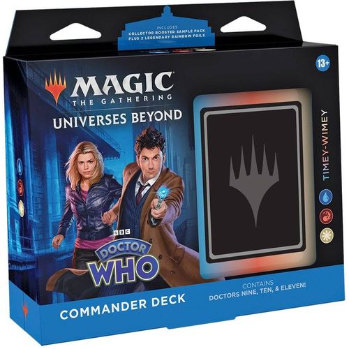 Magic The Gathering | Doctor Who Timey-Wimey (White/Red/Blue) Commander Deck - PokéBox Australia