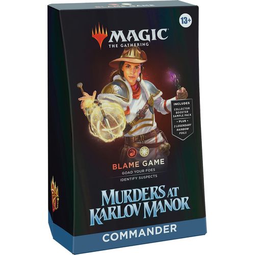 Magic The Gathering | Murder at Karlov Manor Commander Deck - Blame Game (Red/White) - PokéBox Australia