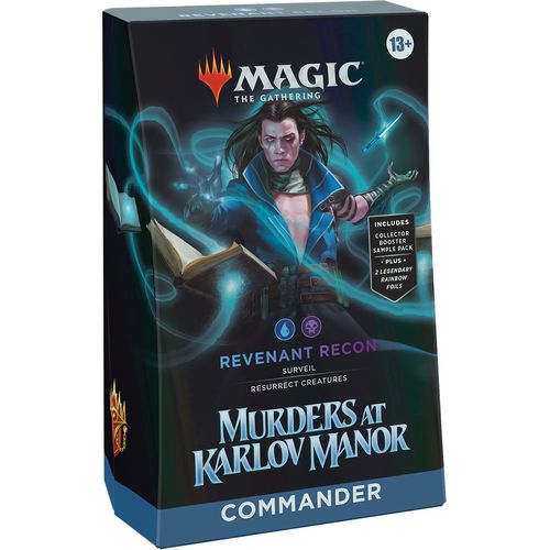 Magic The Gathering | Murder at Karlov Manor Commander Deck - Revenant Recon (Blue/Black) - PokéBox Australia