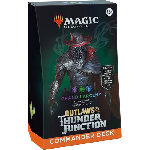 Magic The Gathering | Outlaws of Thunder Junction Commander Deck - Grand Larceny (Black/Green/Blue) - PokéBox Australia