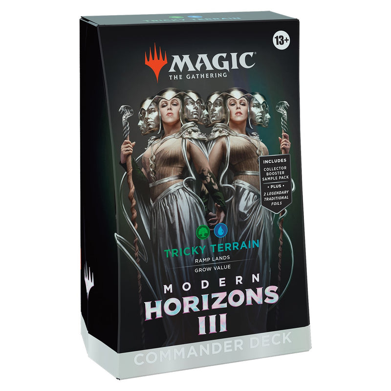 Magic The Gathering | Modern Horizons 3 Commander Deck - Tricky Terrain (Green/Blue) - PokéBox Australia