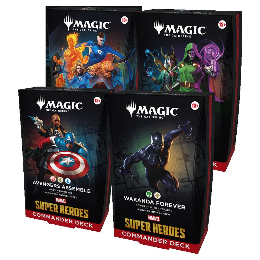 Magic The Gathering: Marvel Super Heroes - Commander Deck Set - PokéBox Australia