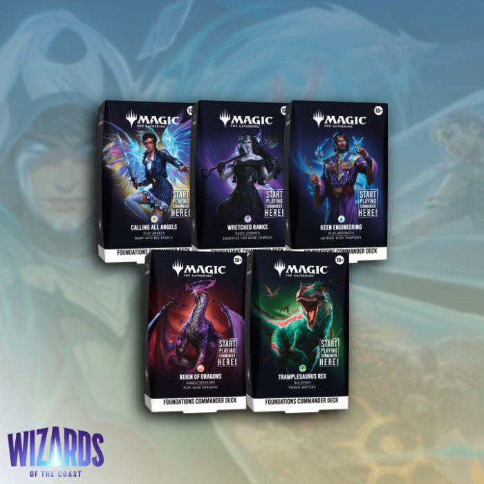Magic The Gathering | Foundations - Starter Commander Deck Display - PokéBox Australia